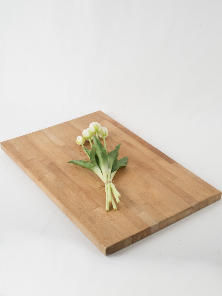 Large, aged, rustic cutting board