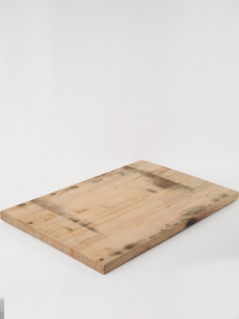 Artisan, weathered, wooden cutting board