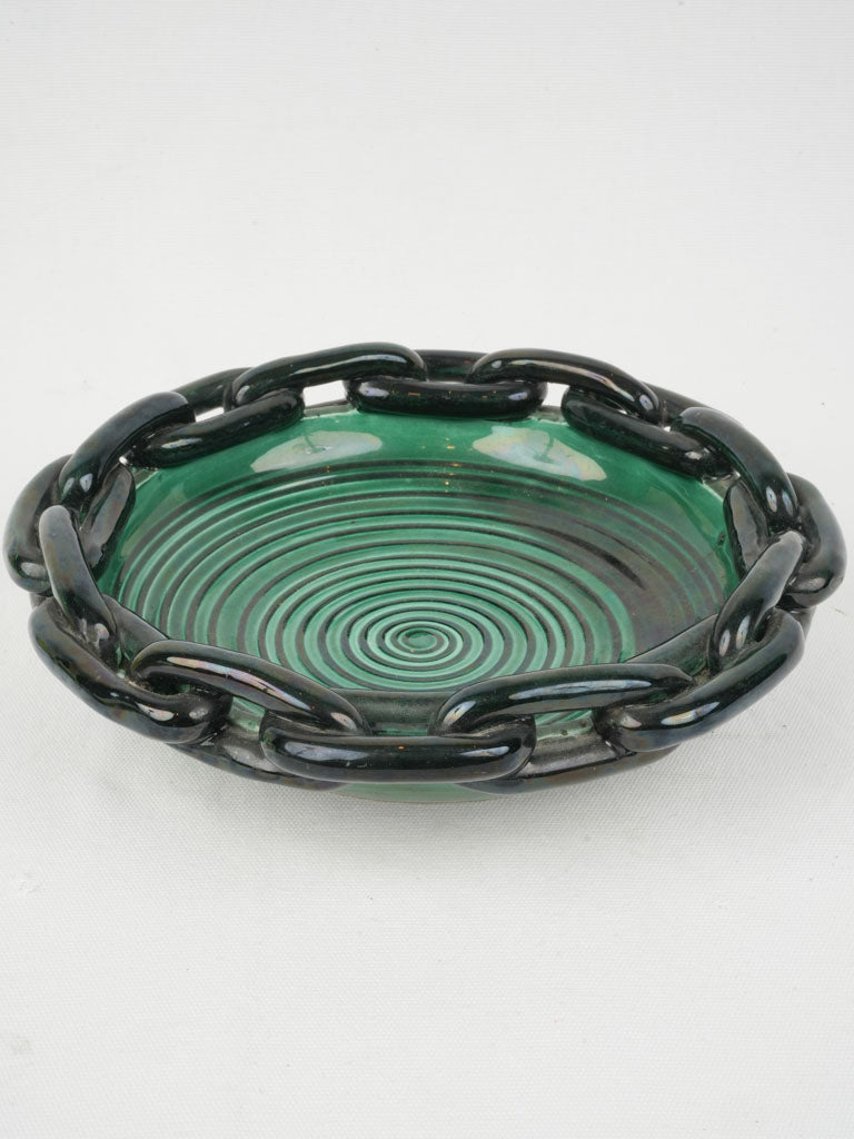 Emerald Green Vintage Catchall Tray