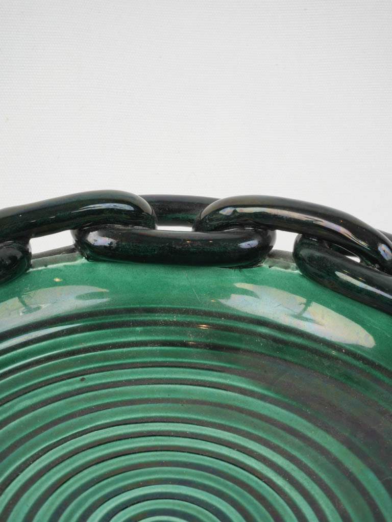 Dramatic Chain-Detail Large Bowl