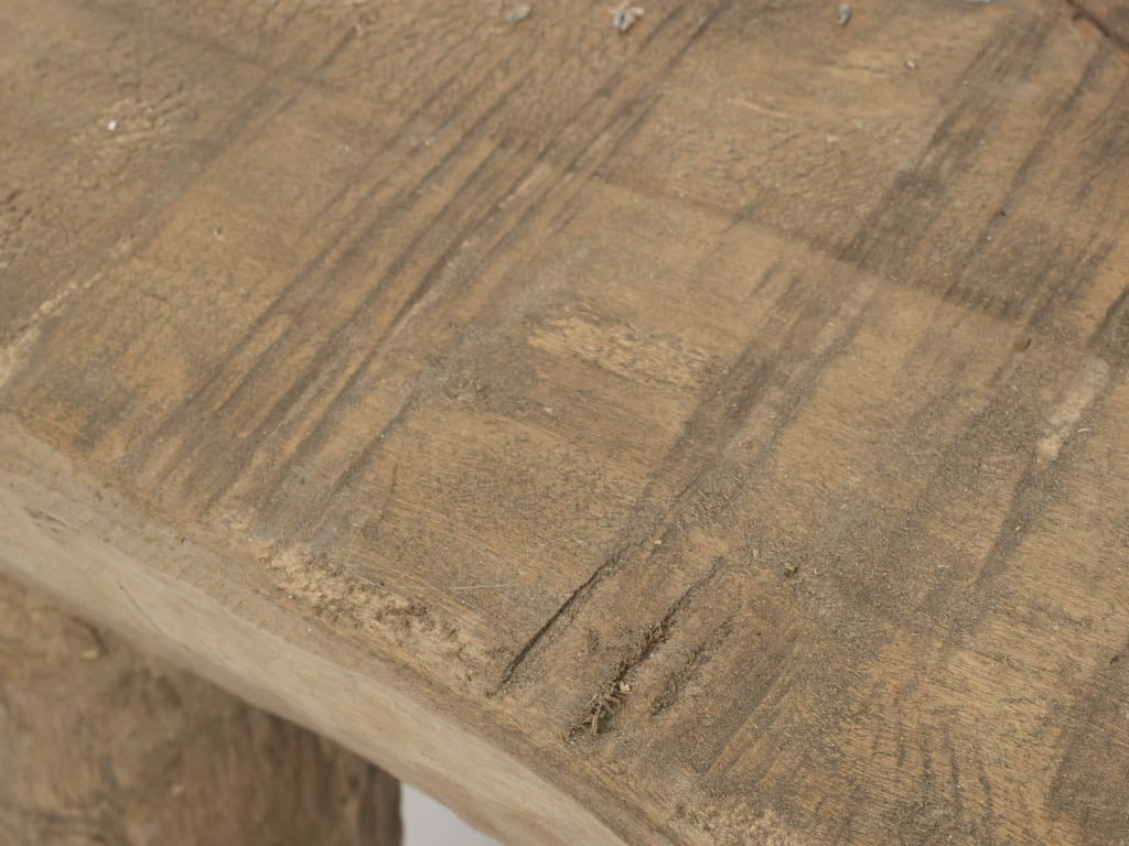 Traditional salvaged wooden coffee table