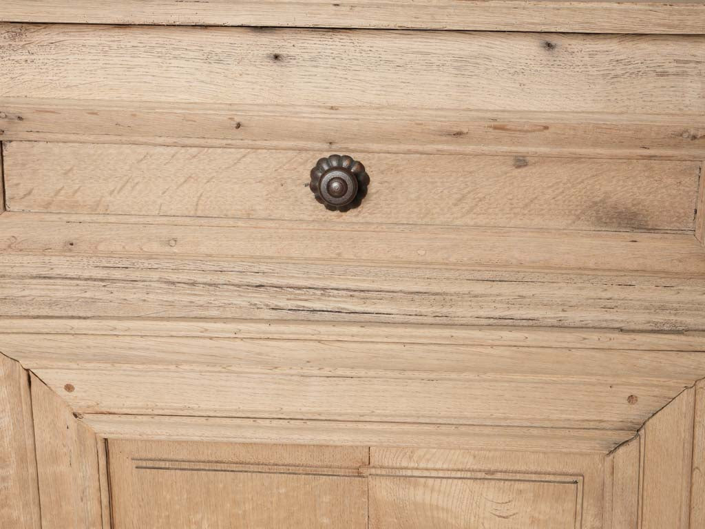 Rustic French countryside oak storage enfilade