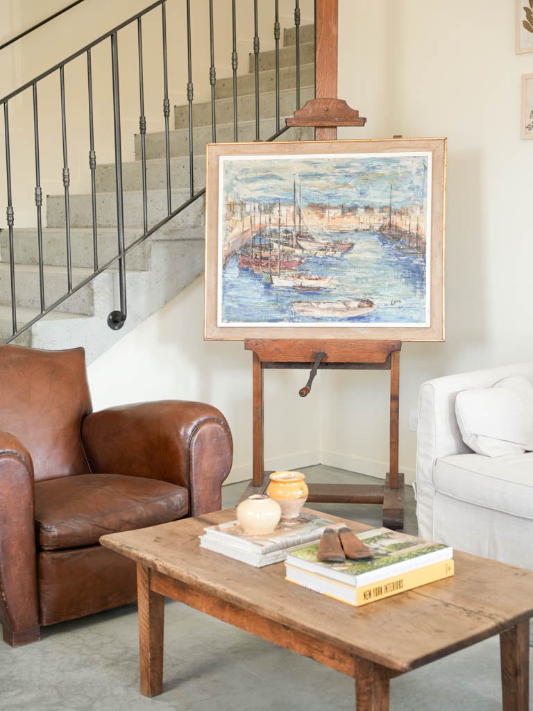 Mid-century vibrant nautical decor piece