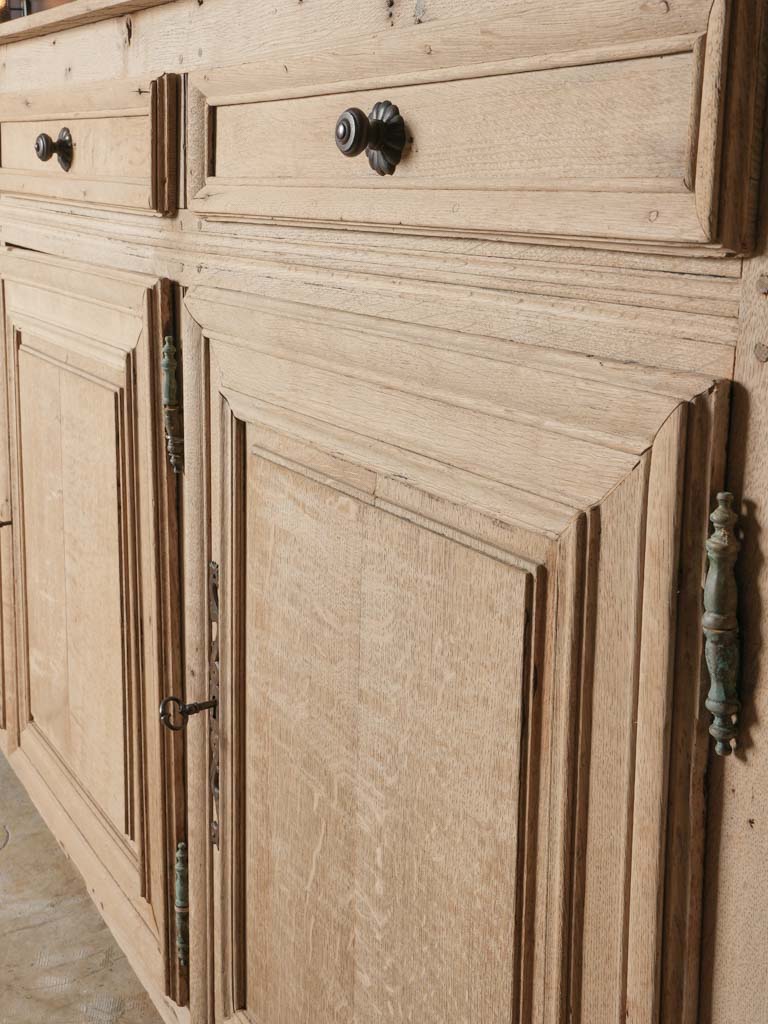 Timeless oak French storage enfilade
