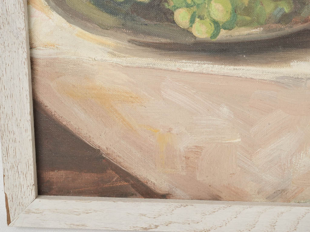 Contemporary French Still Life w/ Black Teapot and Bright Fruit - 21¾" x 25¼"