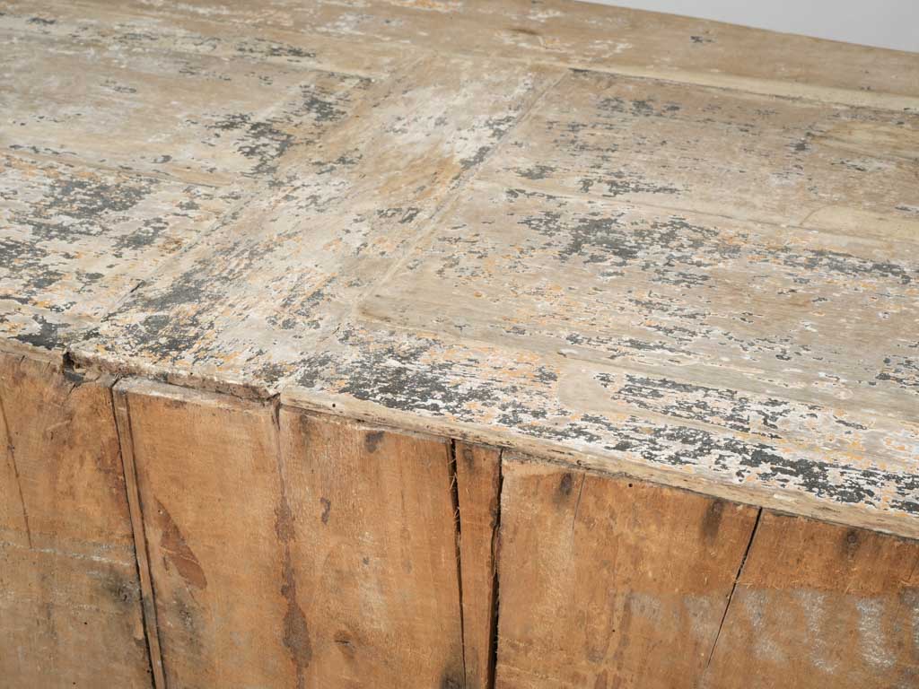 Classic French oak commode with patina