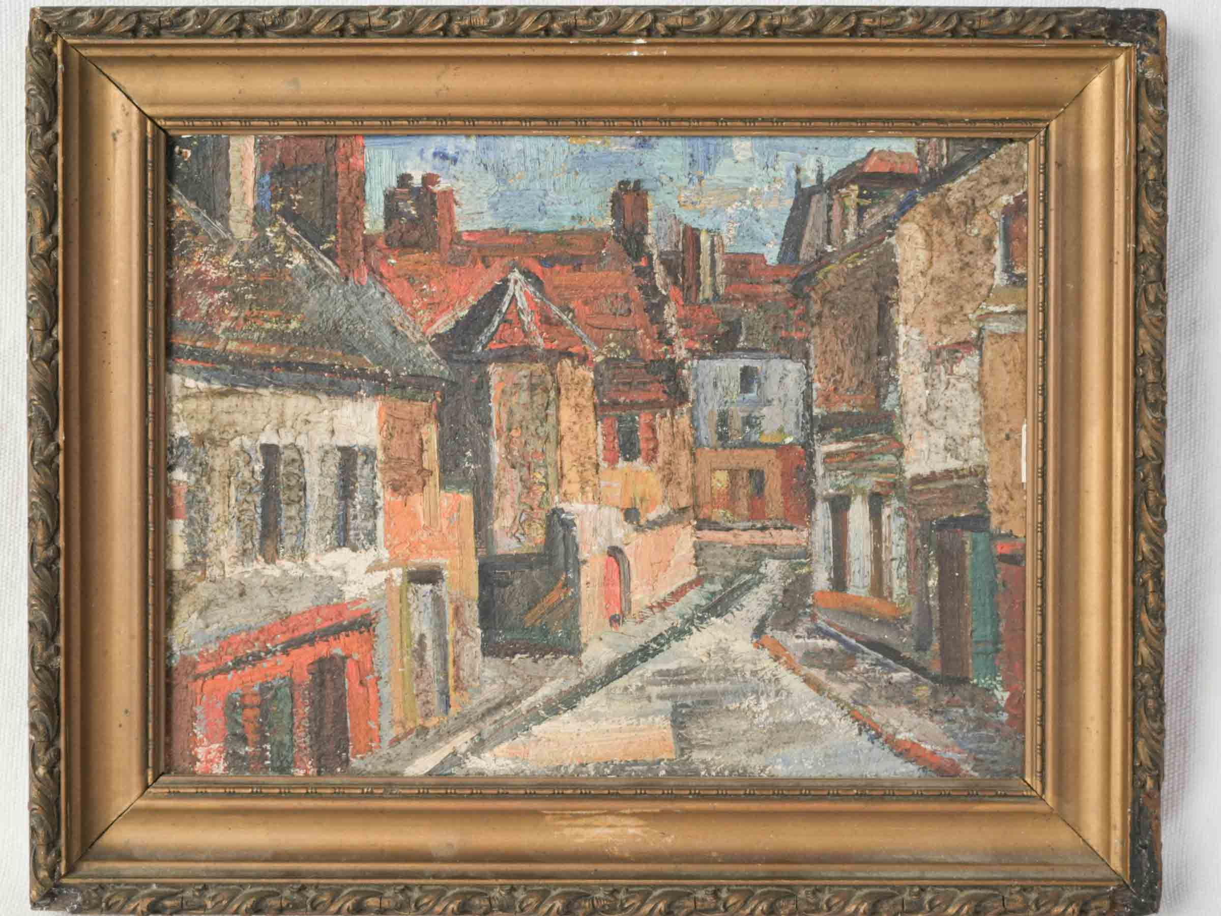 Spirited modern manner street depiction