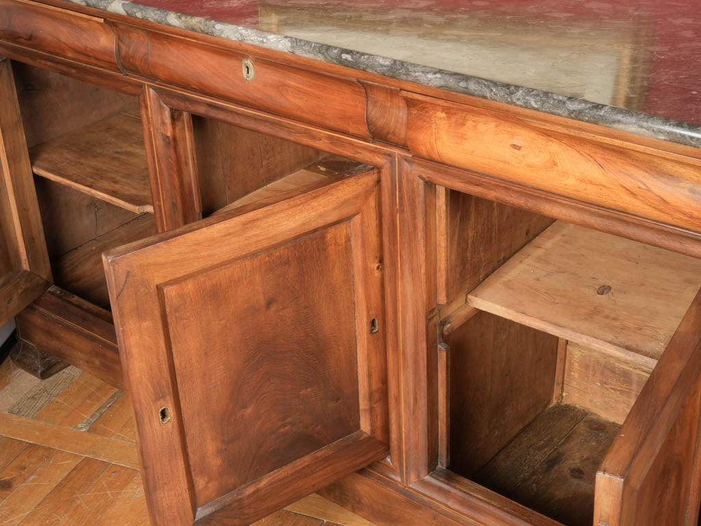 Discreetly designed Charles X sideboard