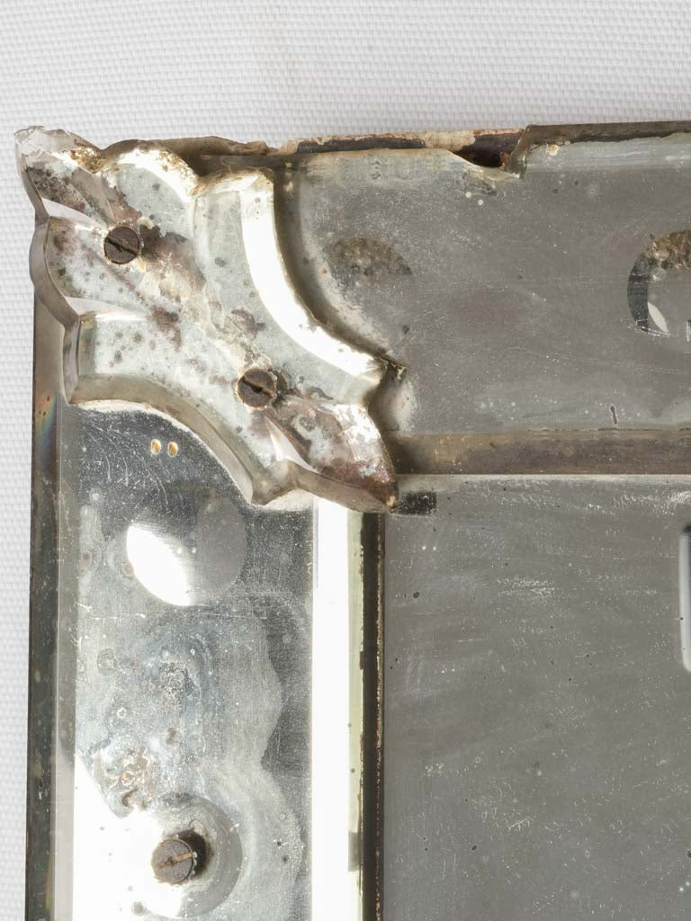 Rectangular rustic Venetian mirror decor