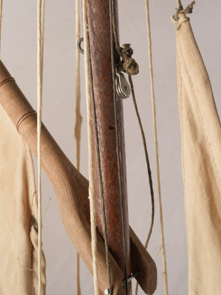 Mid-century plaything pond yacht