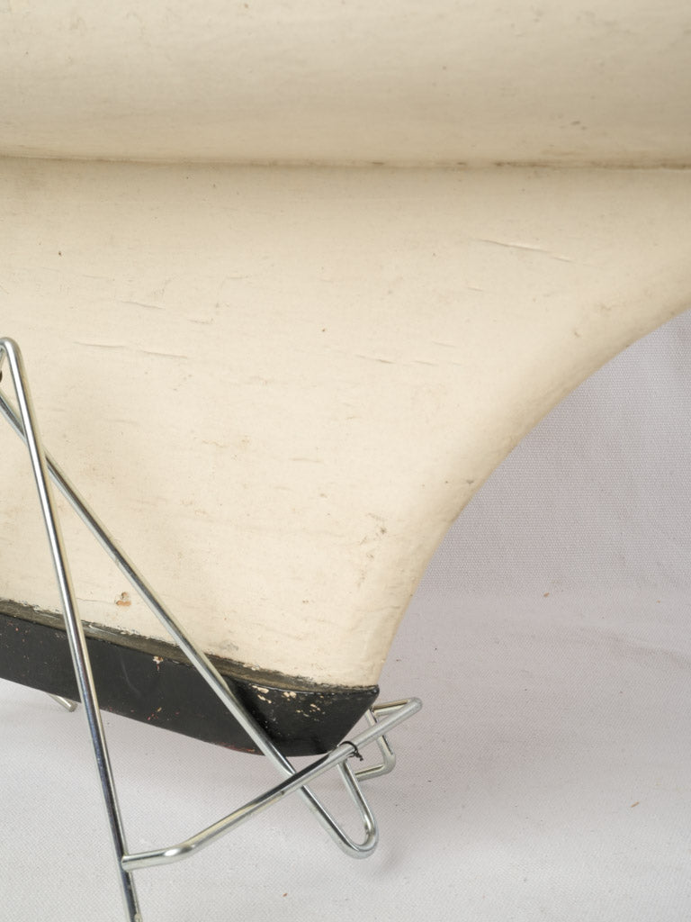 Maritime heritage French model sailboat