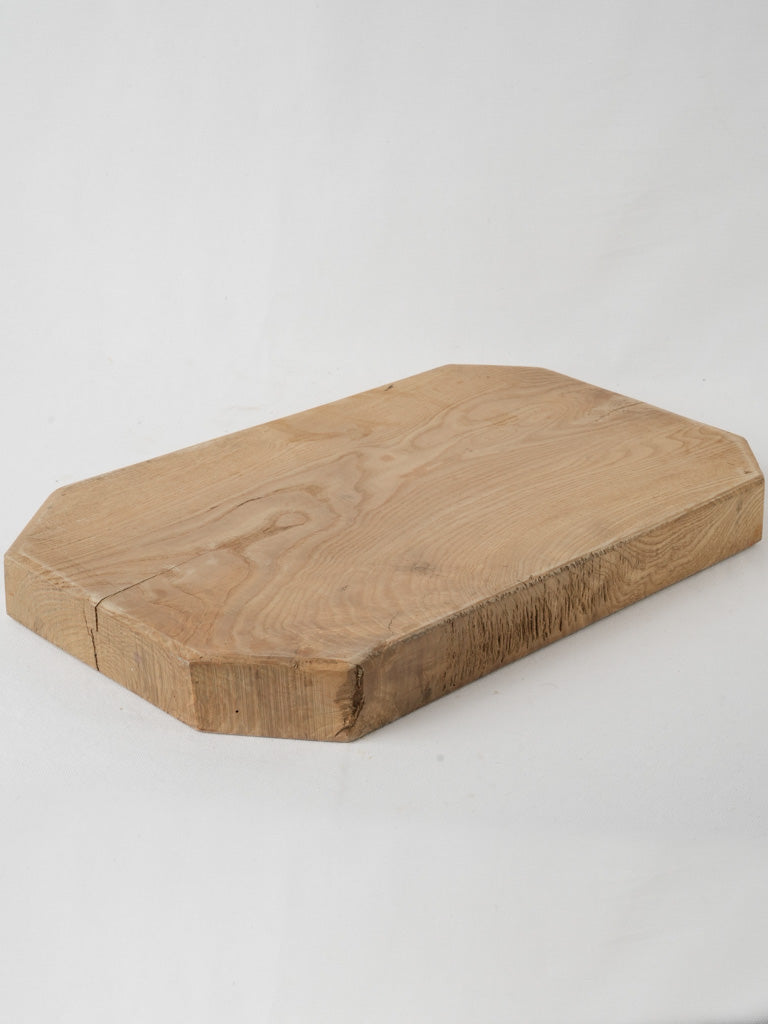 Vintage extra thick wooden food preparation board