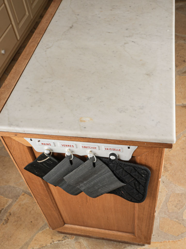 French-style electrical display island