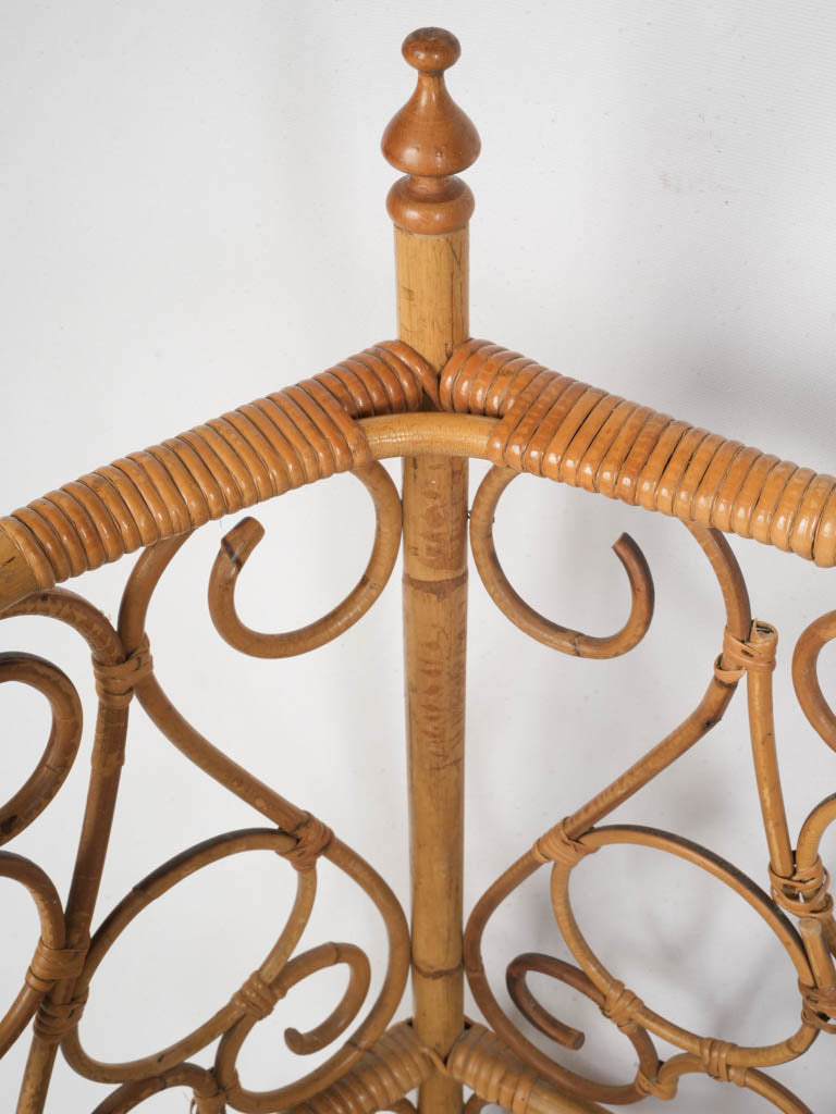 Charming vintage rattan nursery piece