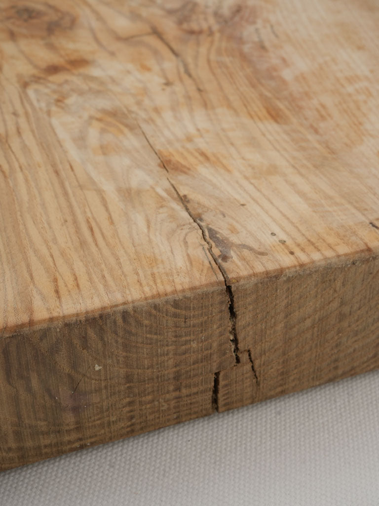 Handcrafted rustic wooden chef's cutting board