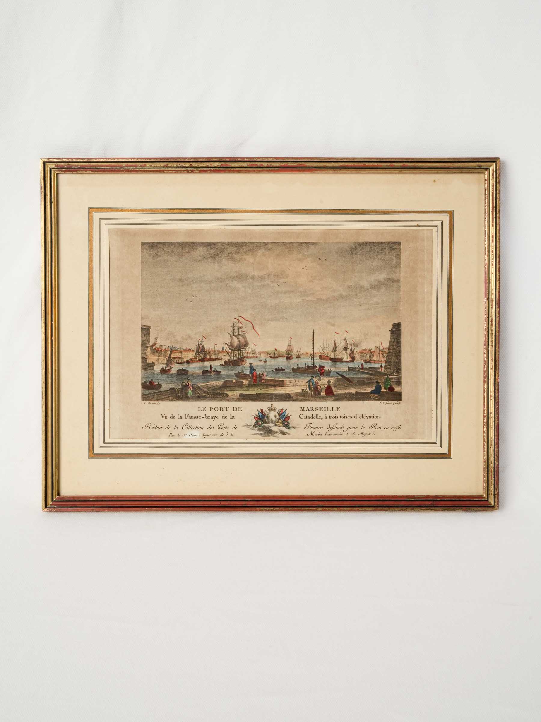 Antique French Marine Engraving