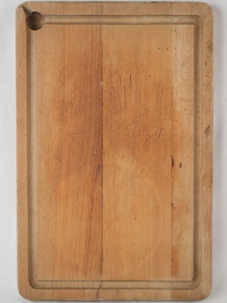 Rustic large wooden cutting board