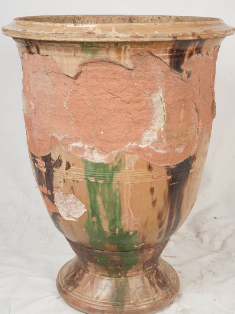 Stately flared rim garden pottery