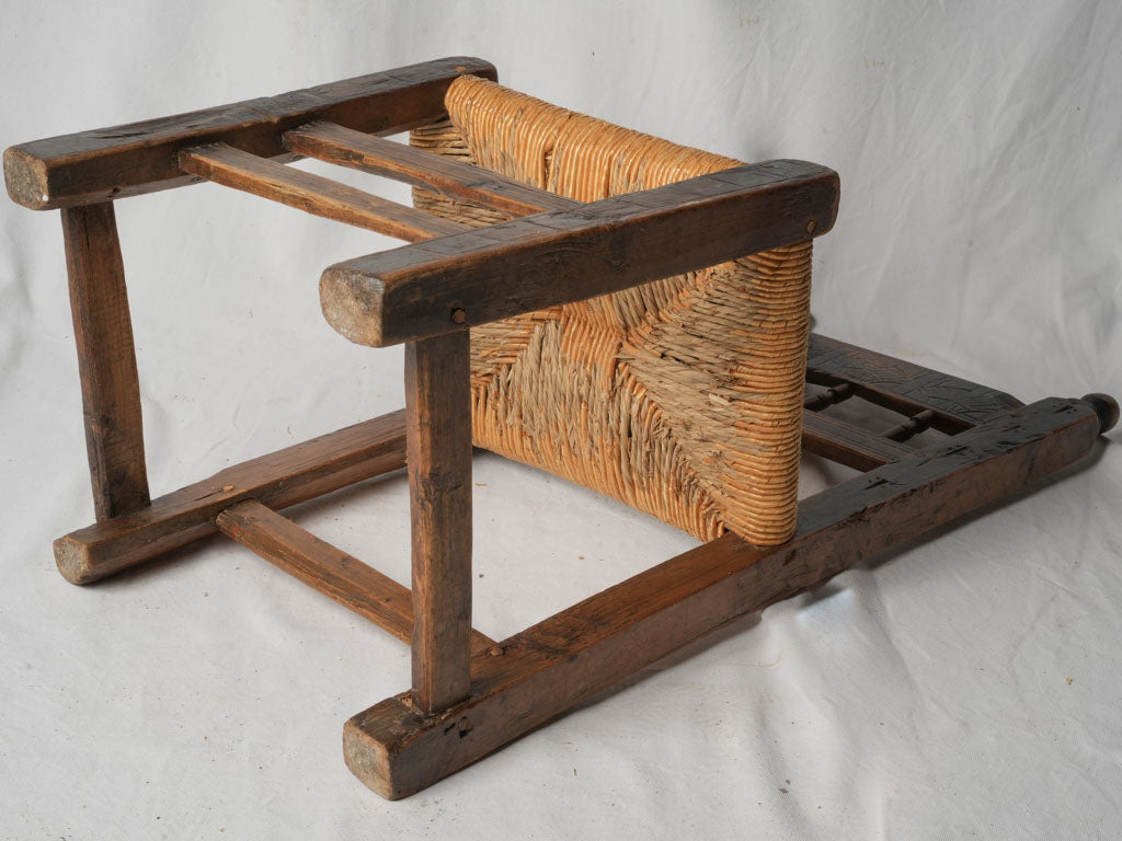 Patinaed, warm highlights, sturdy chairs