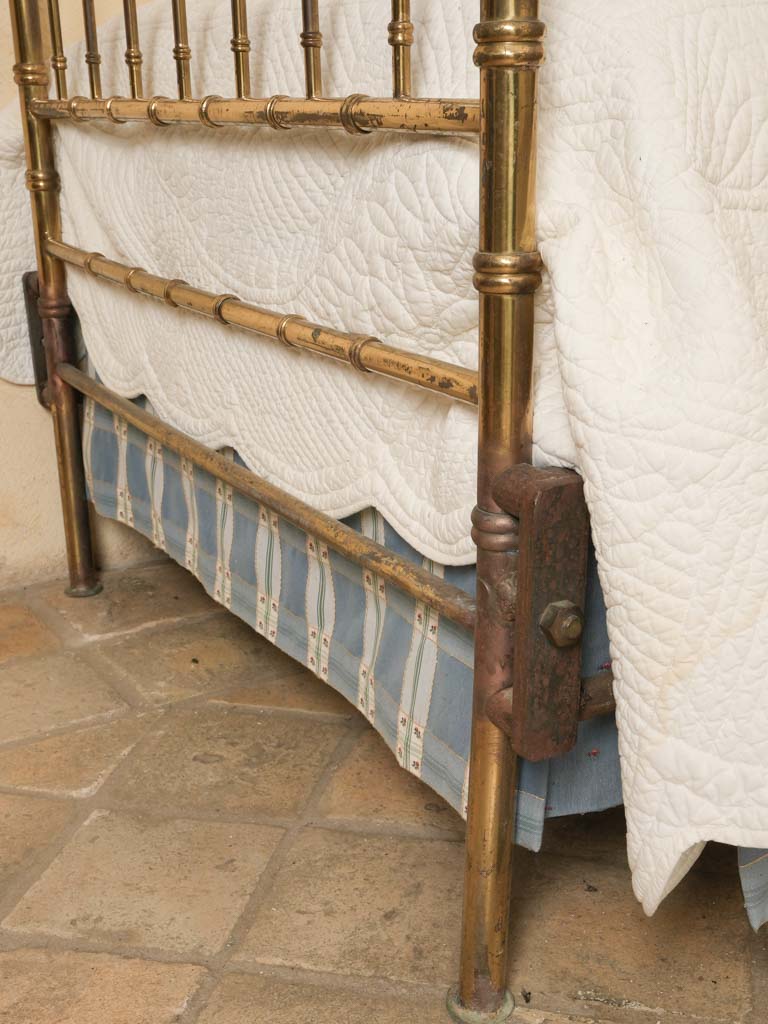 Pair of Single Brass Bedframes - Napoleon III