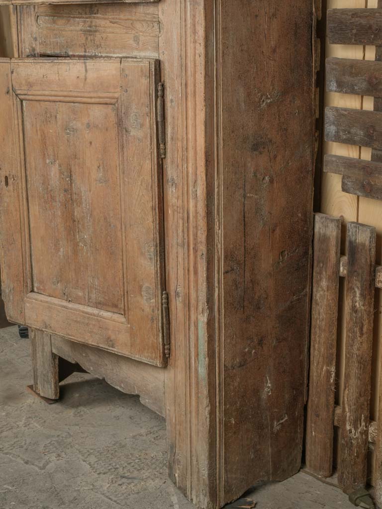 Aged mountain pine artisanal storage piece
