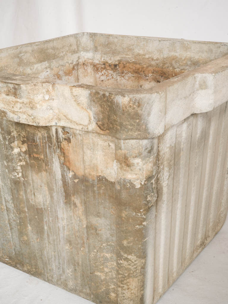 Original architectural square jardiniere set