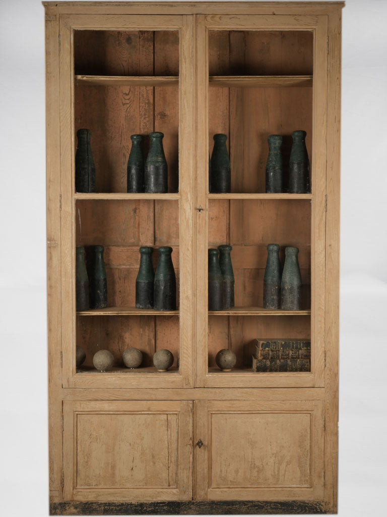 Rustic 19th-century vitrine