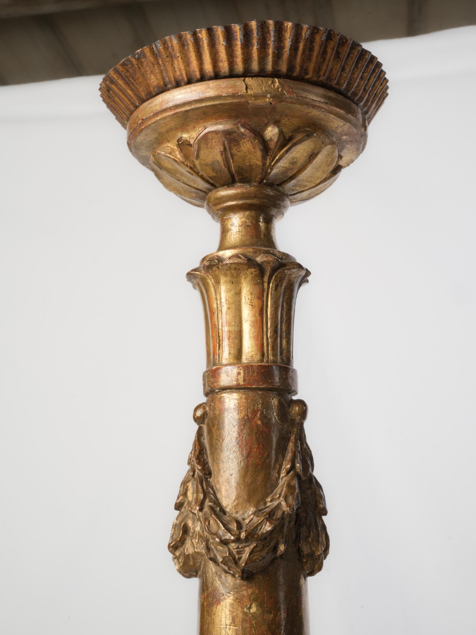 Sculptural devotional candlestick