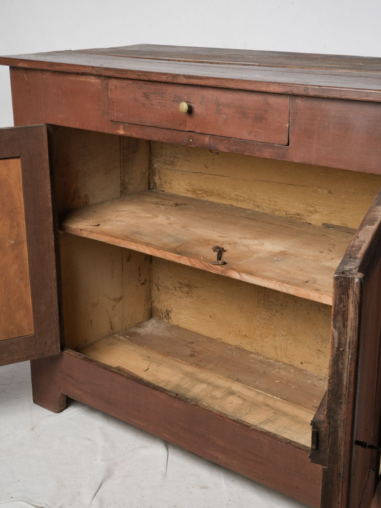 Handcrafted rural chestnut buffet