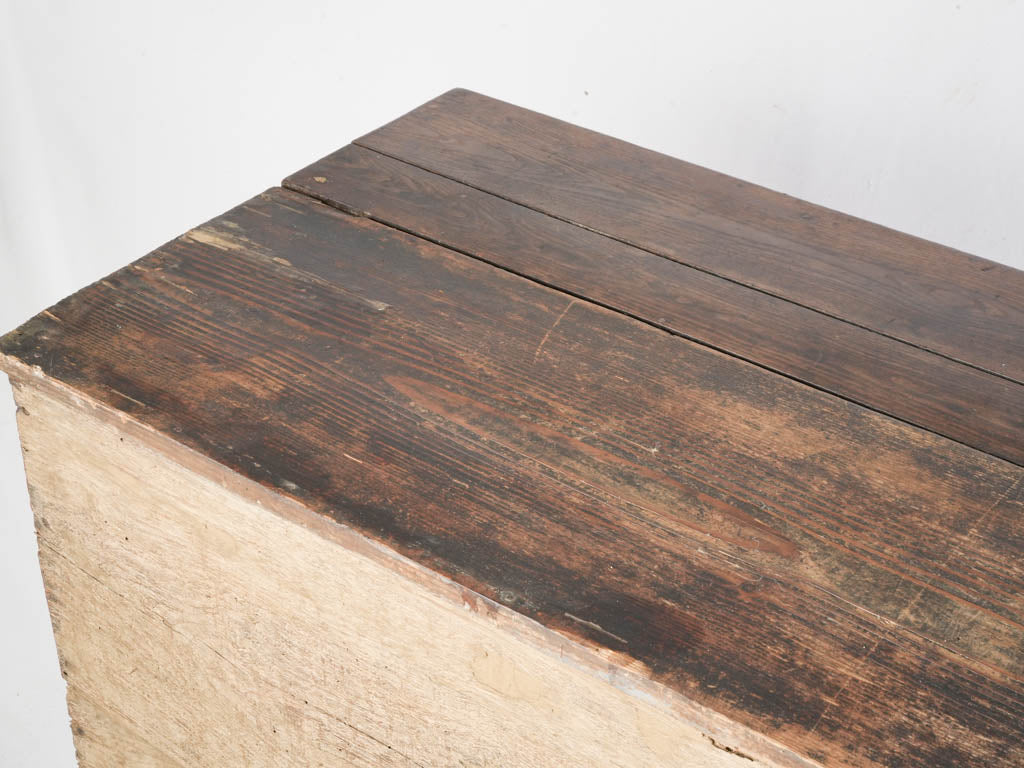 Vernacular chestnut wood cabinet