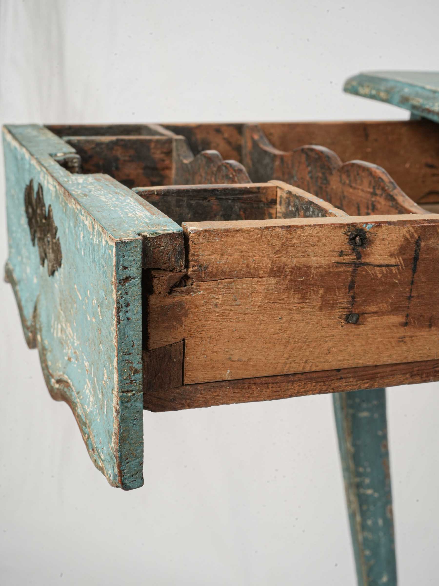Ornate delicate scroll-foot table