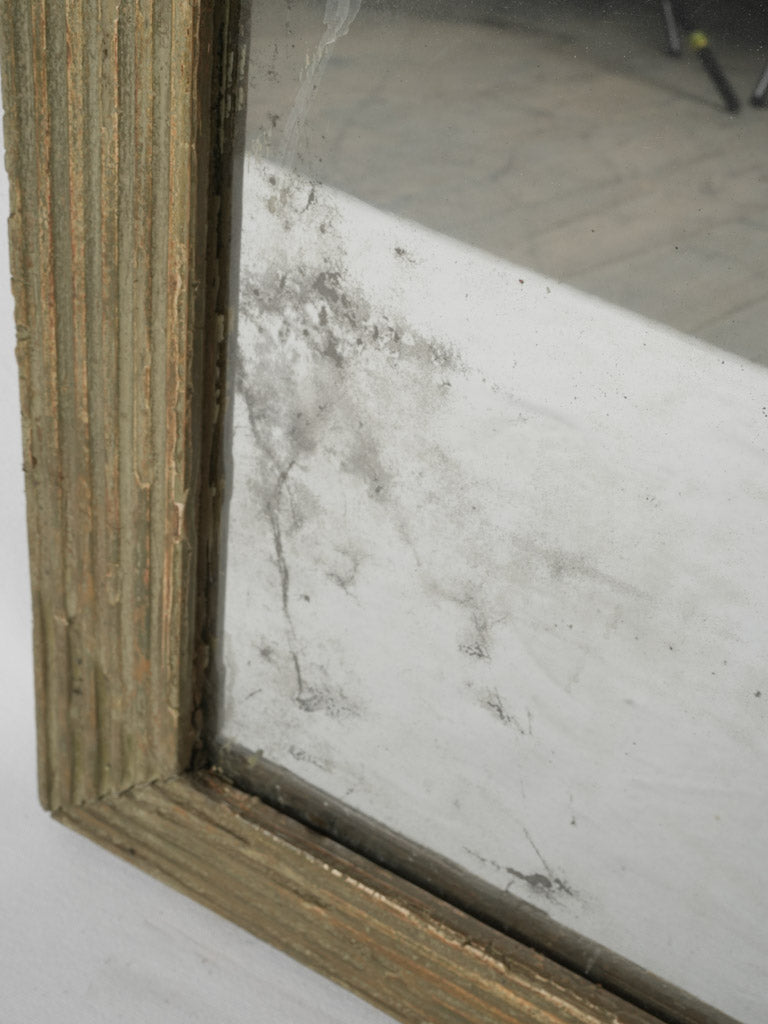Original 1800s Wooden Wall Mirror