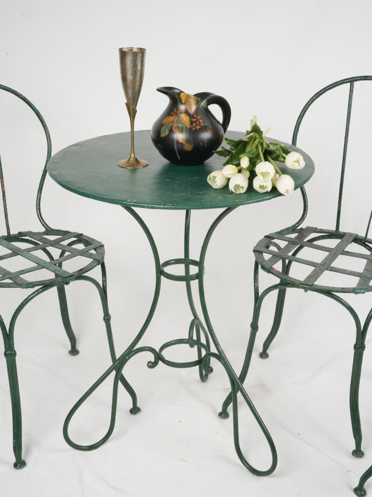 Vintage wrought iron outdoor furniture