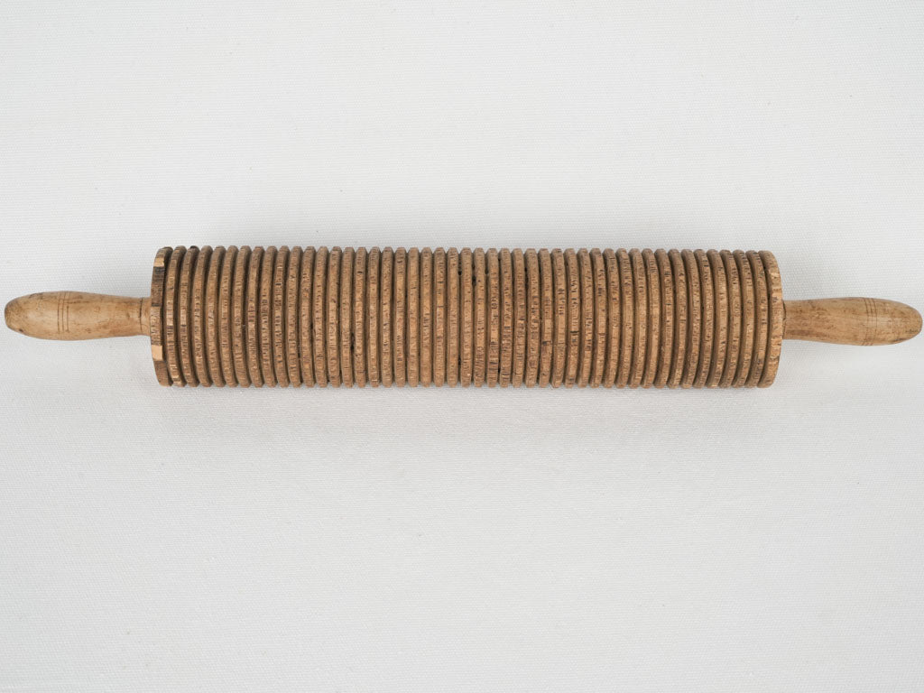 Aged textured cookie dough roller