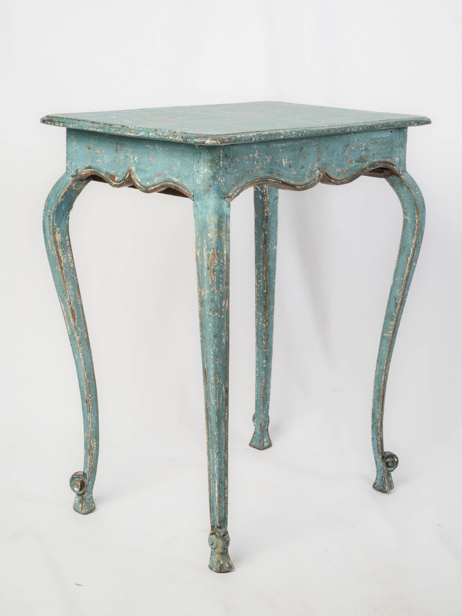 Antique slender Louis XV table