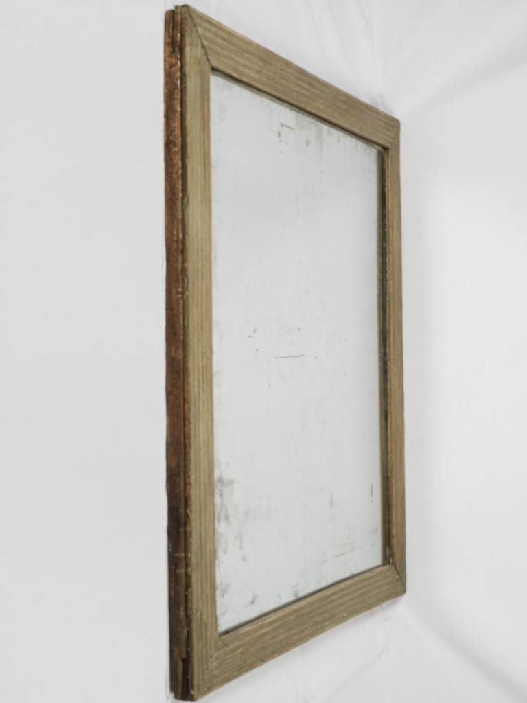 Vintage Sage Green Wall Mirror