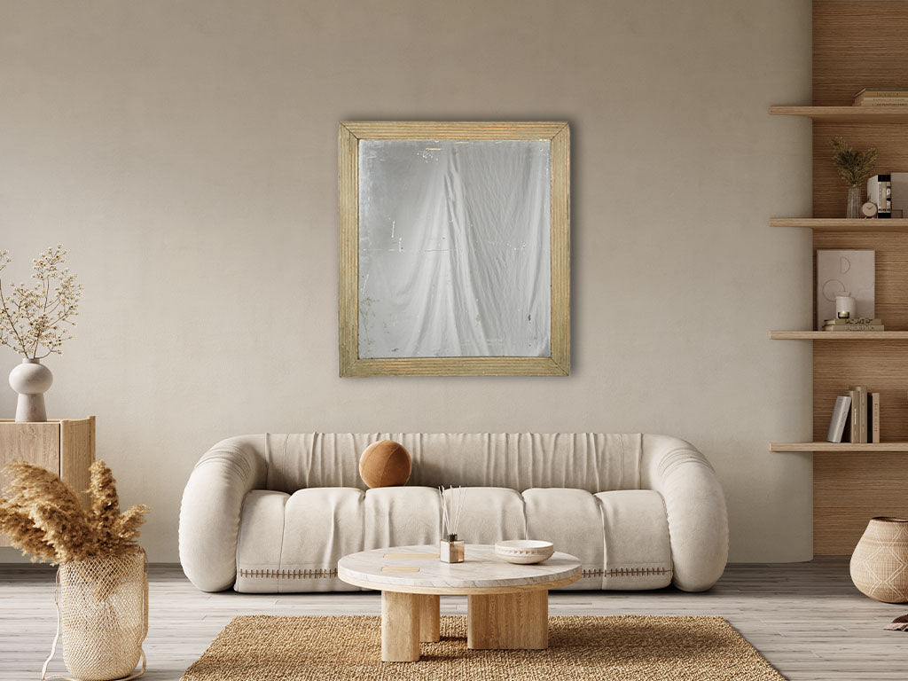 Authentic Vintage French Wall Mirror
