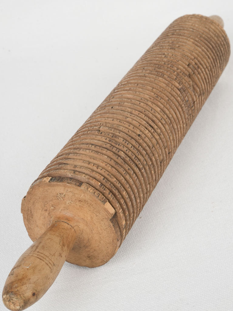 Rustic wooden baking utensil