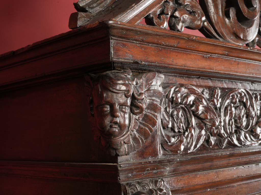 Timeless patinated luxury armoire