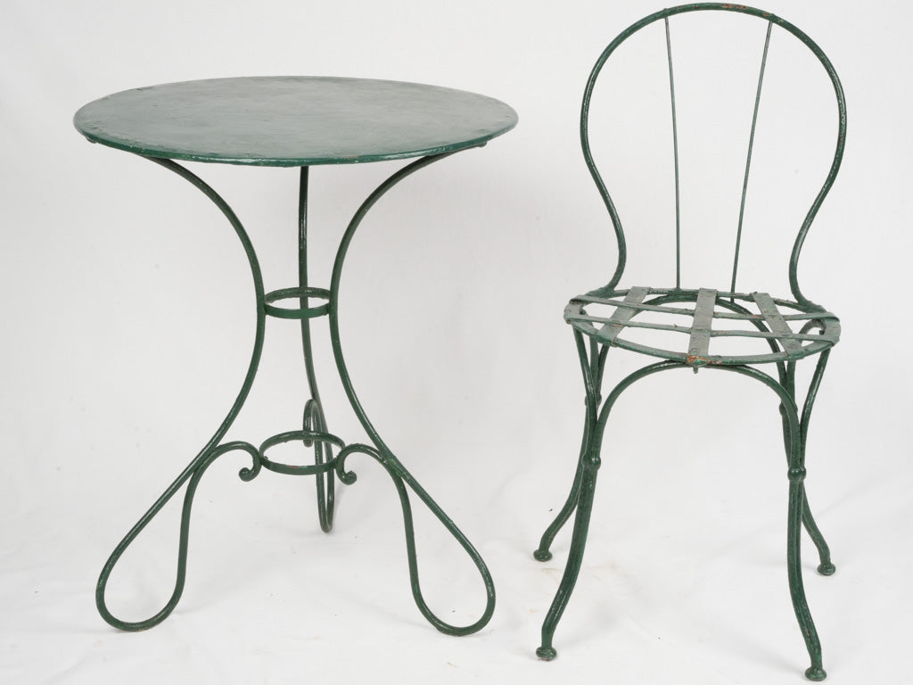 Elegant 19th-century garden dining set