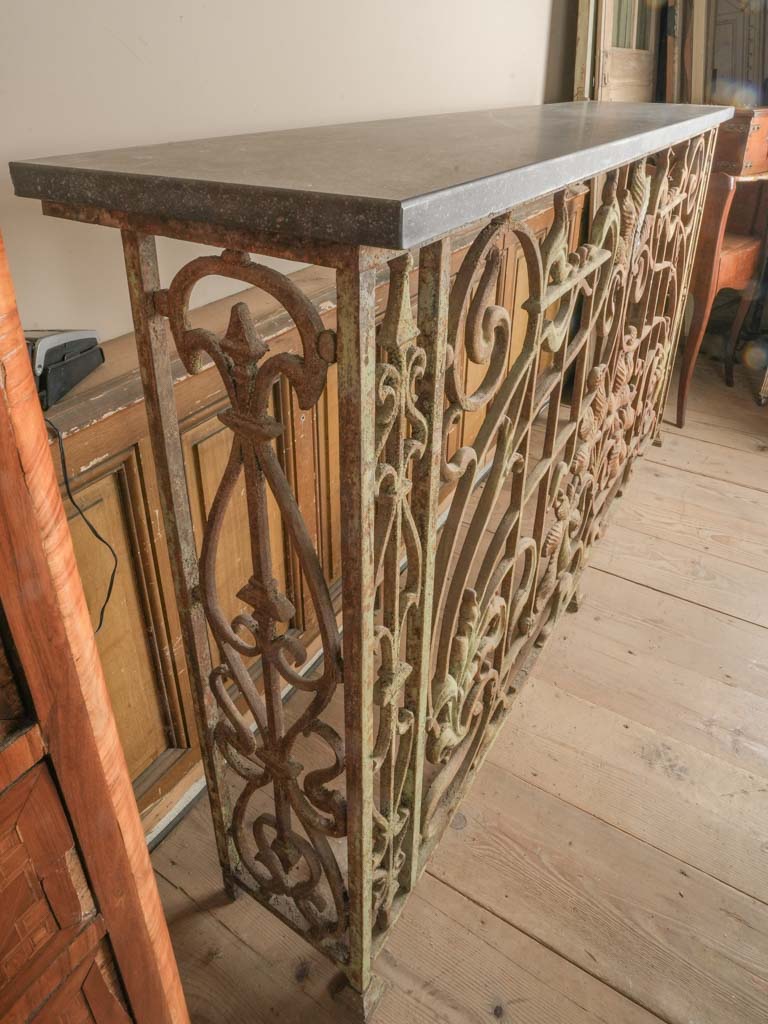 Timeless Art Deco foliage console