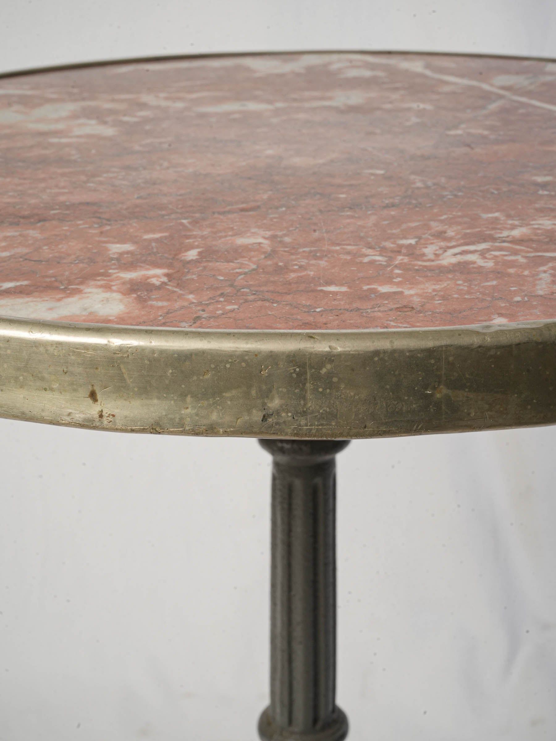 Authentic antique French café table