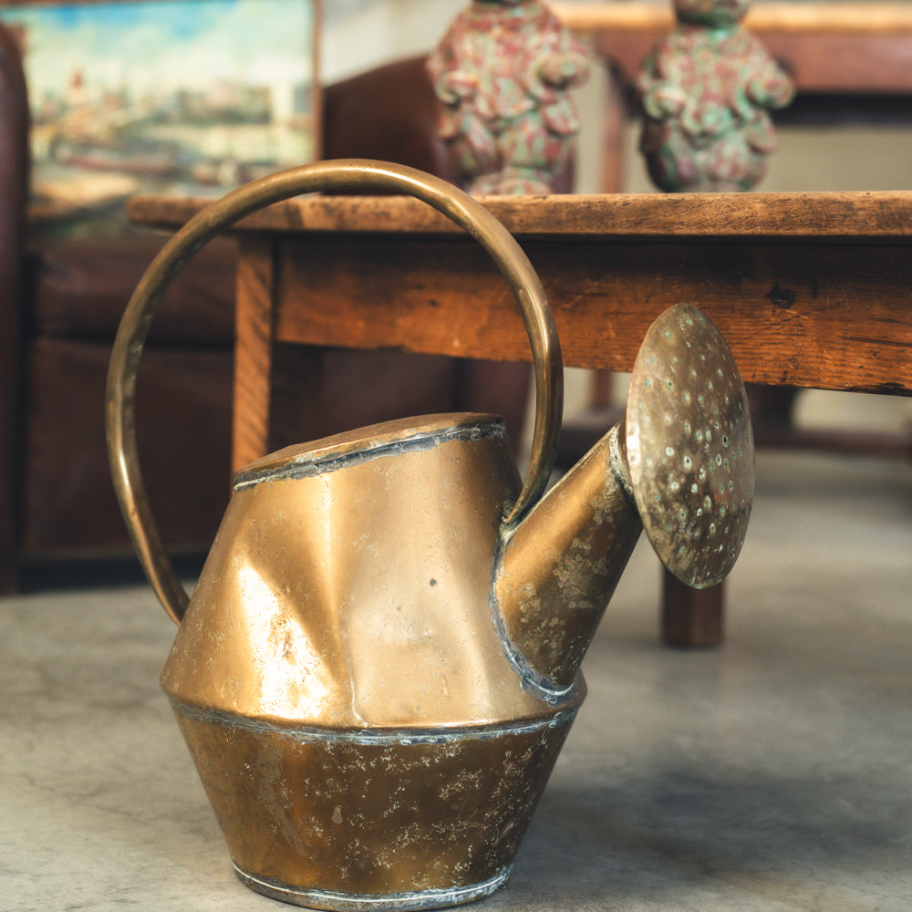 Handcrafted copper planter