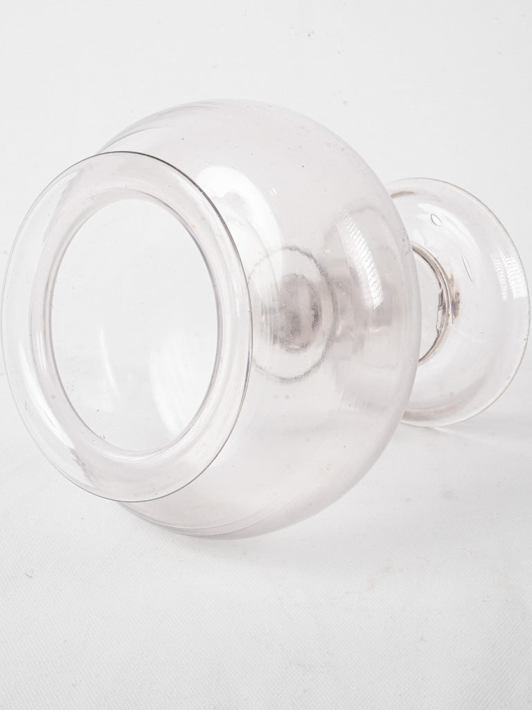 Exquisite handmade glass decorative jar