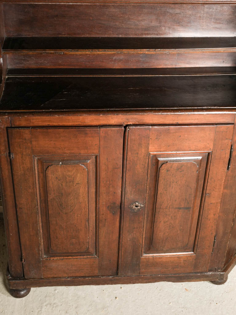 Classic chocolate-brown walnut buffet