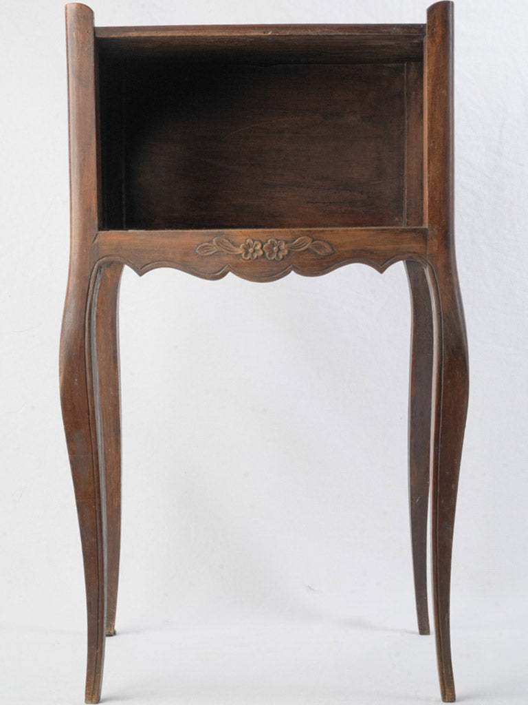 Early 20th-century walnut nightstand