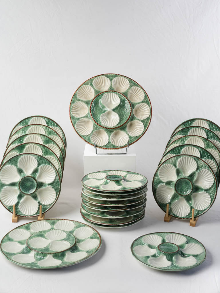 Timeless French Longchamp ceramic plates
