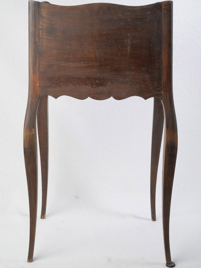 Satin sheen walnut accent piece