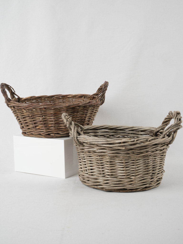 Vintage wicker baskets