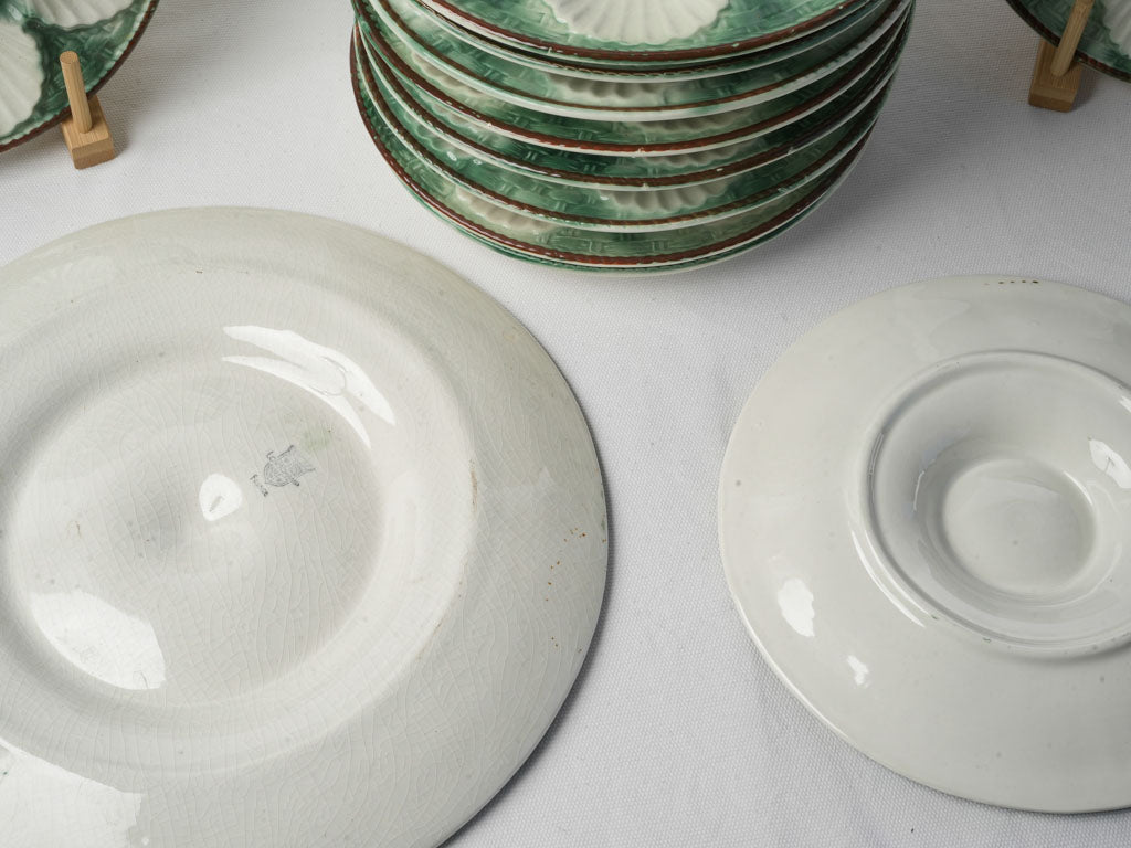 Decorative French ceramic platters